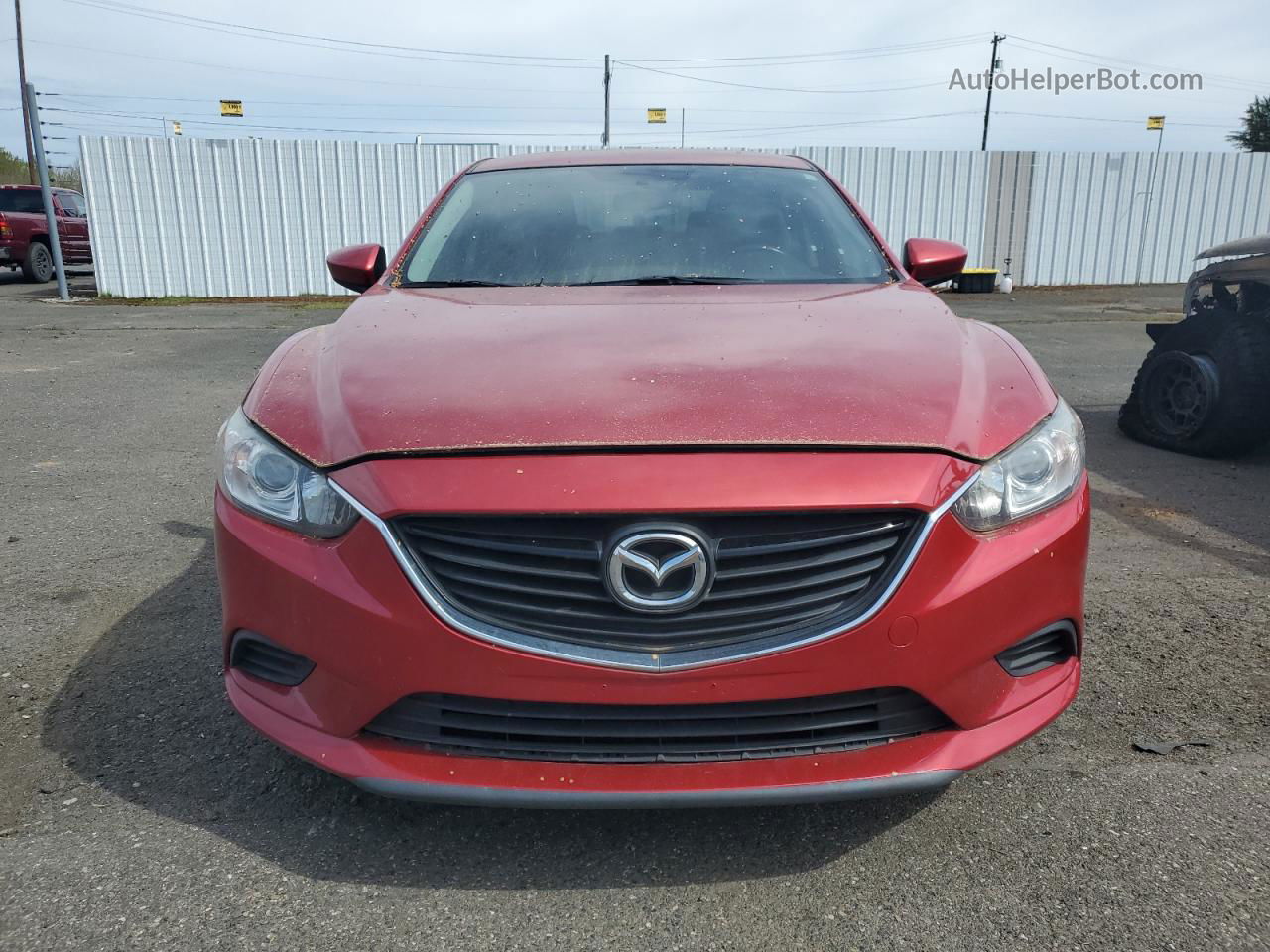 2015 Mazda 6 Touring Red vin: JM1GJ1V54F1210271