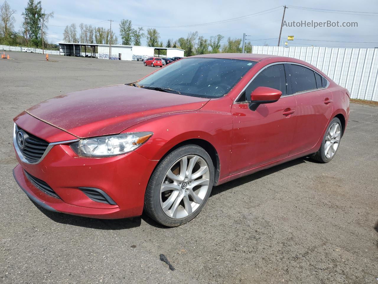 2015 Mazda 6 Touring Red vin: JM1GJ1V54F1210271