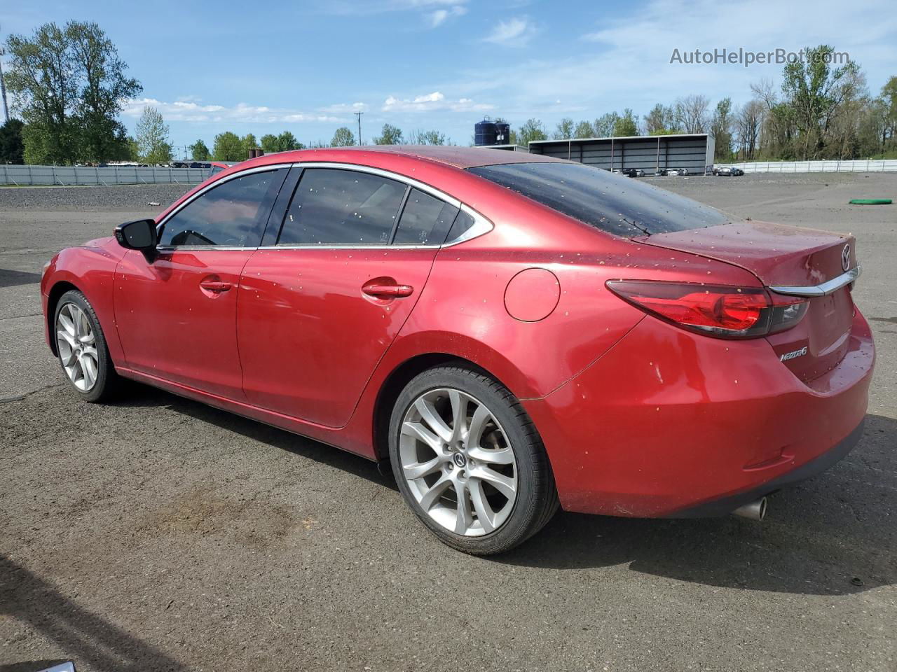 2015 Mazda 6 Touring Красный vin: JM1GJ1V54F1210271