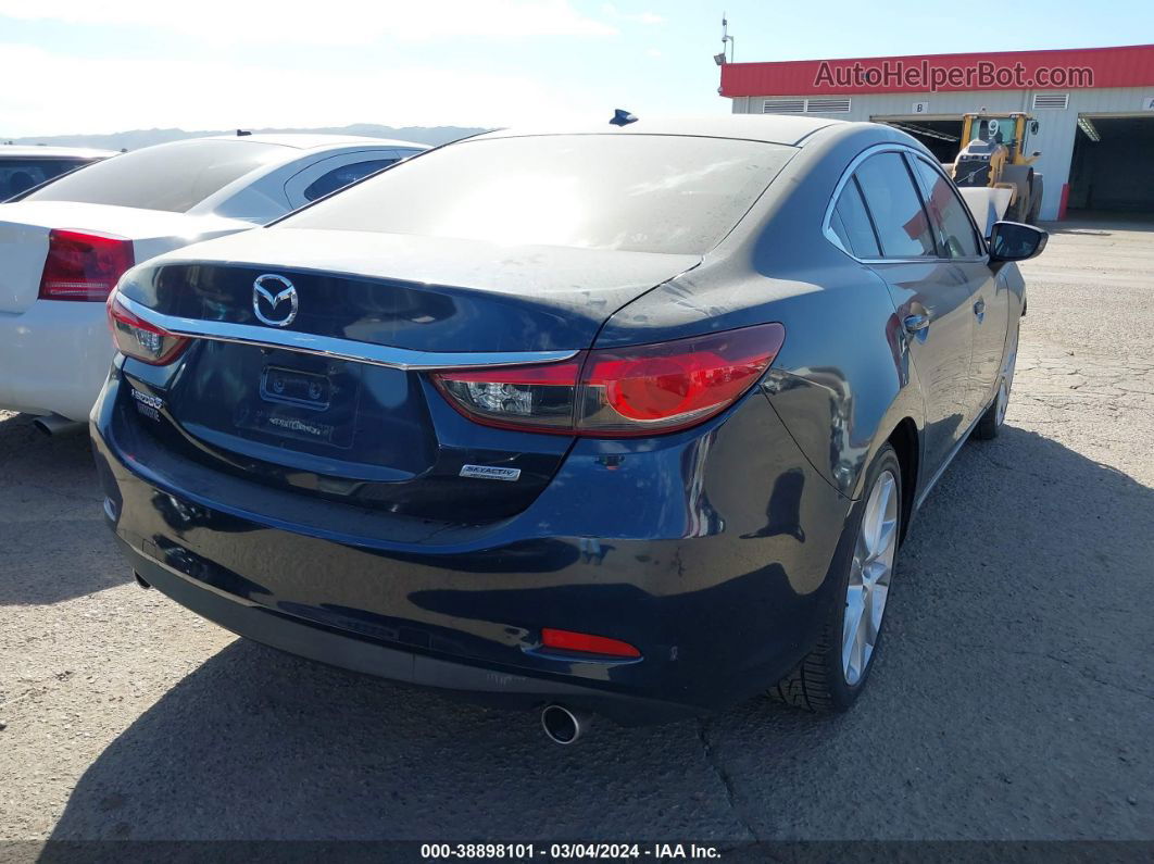 2015 Mazda Mazda6 I Touring Dark Blue vin: JM1GJ1V54F1214062