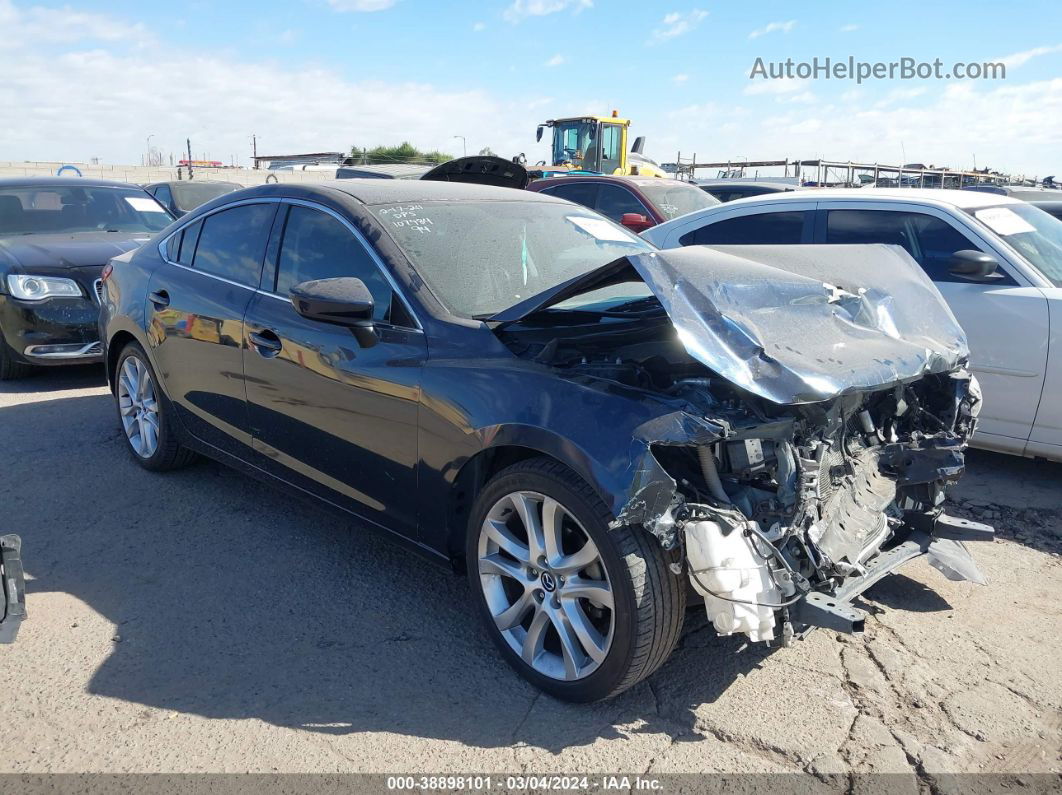 2015 Mazda Mazda6 I Touring Dark Blue vin: JM1GJ1V54F1214062