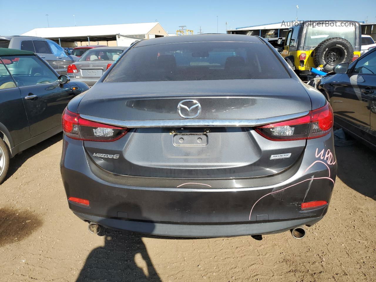 2015 Mazda 6 Touring Charcoal vin: JM1GJ1V54F1218192