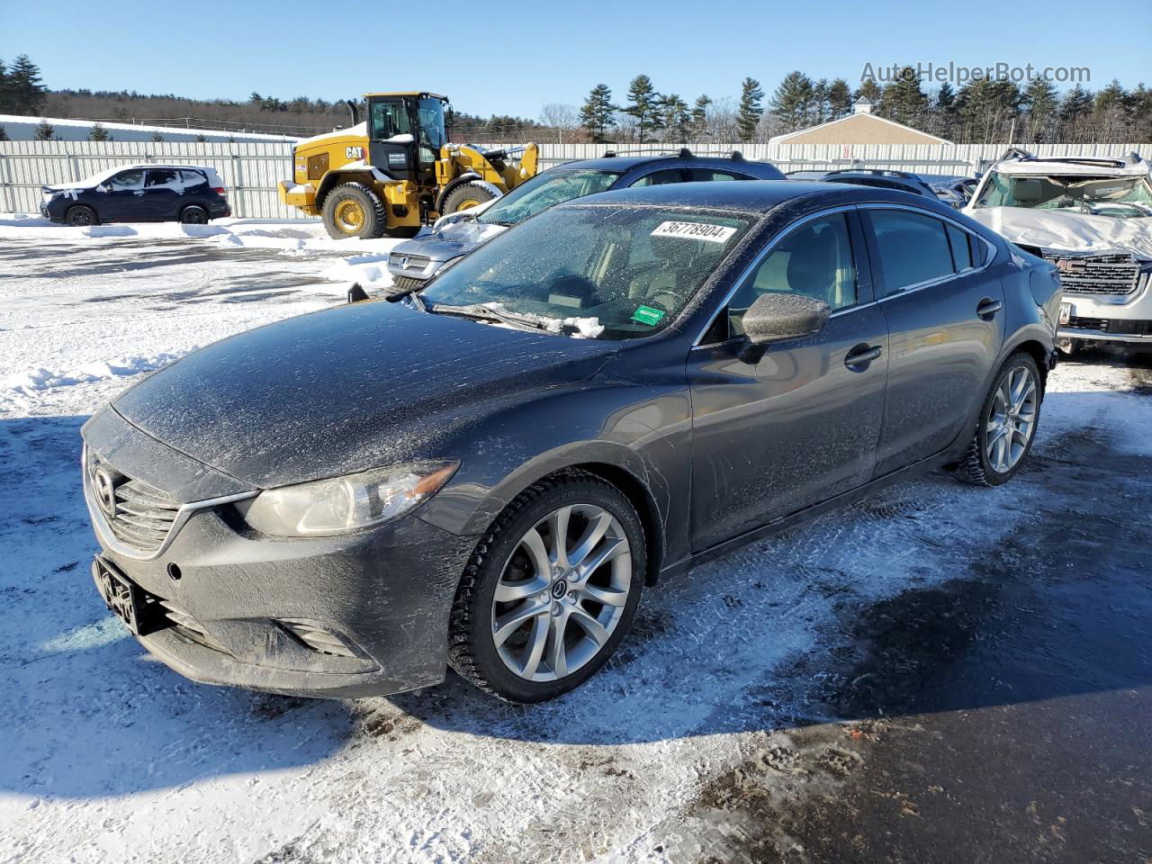 2016 Mazda 6 Touring Gray vin: JM1GJ1V54G1459381