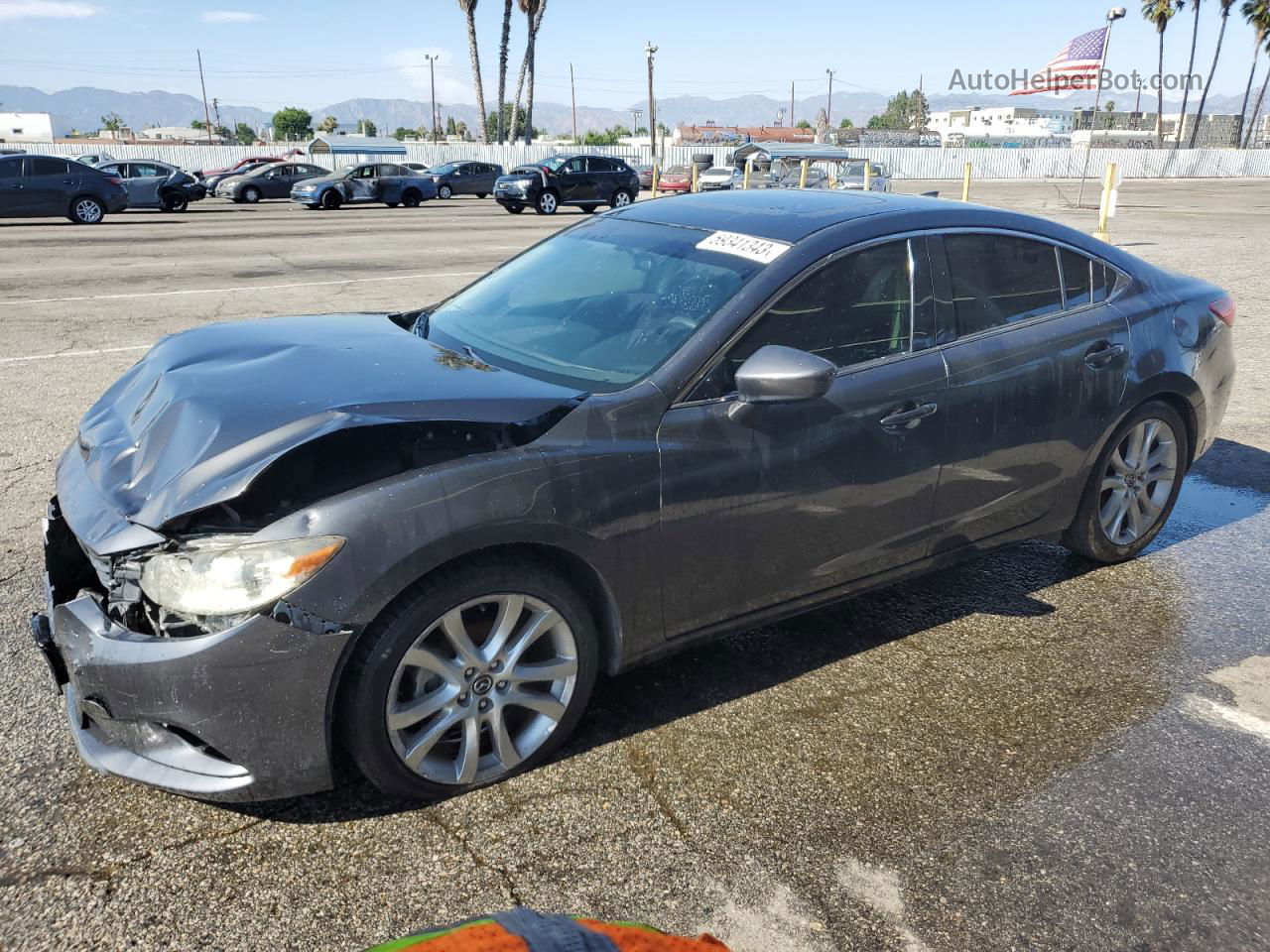 2015 Mazda 6 Touring Charcoal vin: JM1GJ1V55F1194842