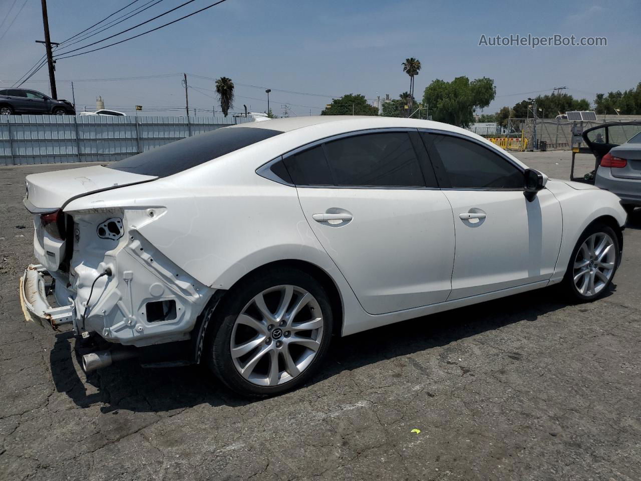 2015 Mazda 6 Touring White vin: JM1GJ1V55F1197594