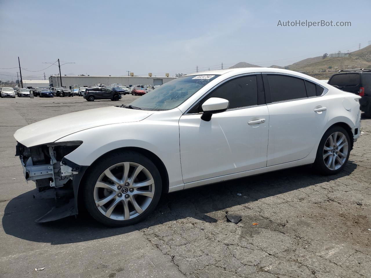 2015 Mazda 6 Touring White vin: JM1GJ1V55F1197594