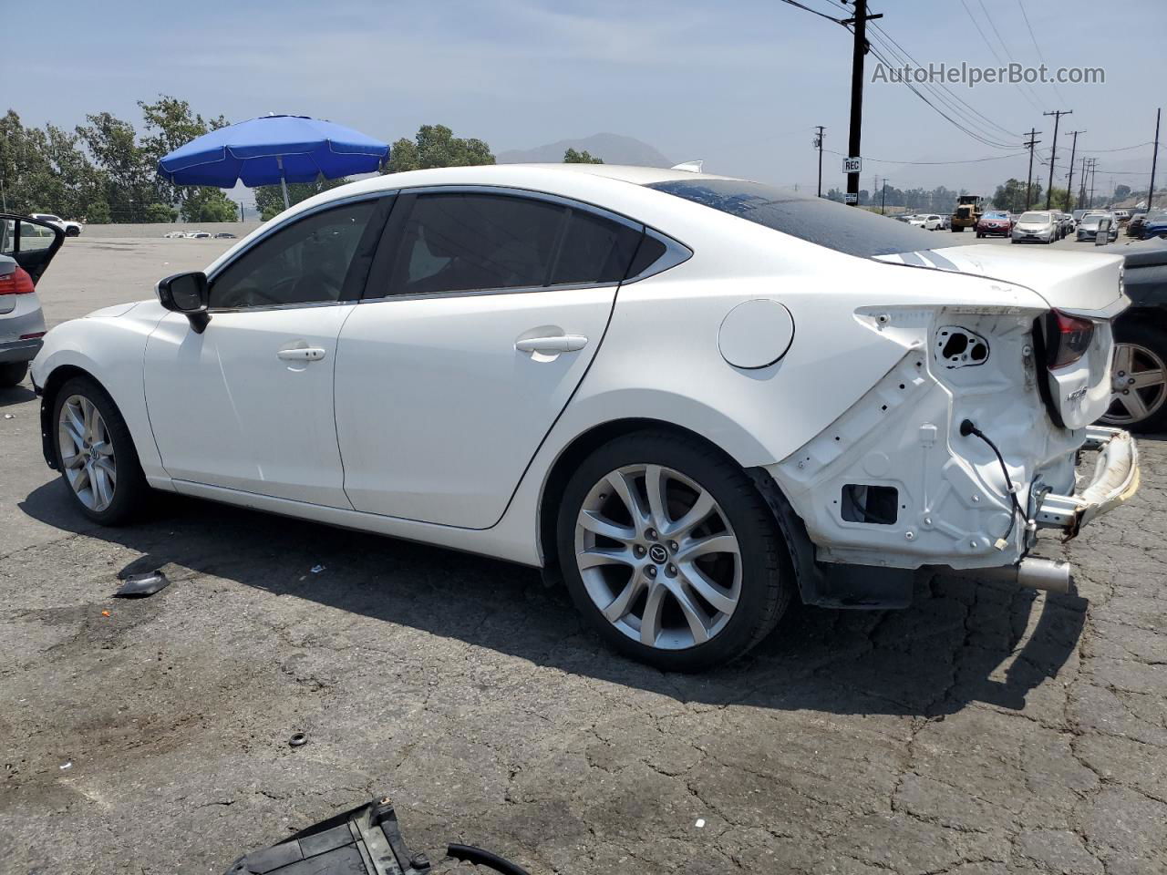 2015 Mazda 6 Touring White vin: JM1GJ1V55F1197594