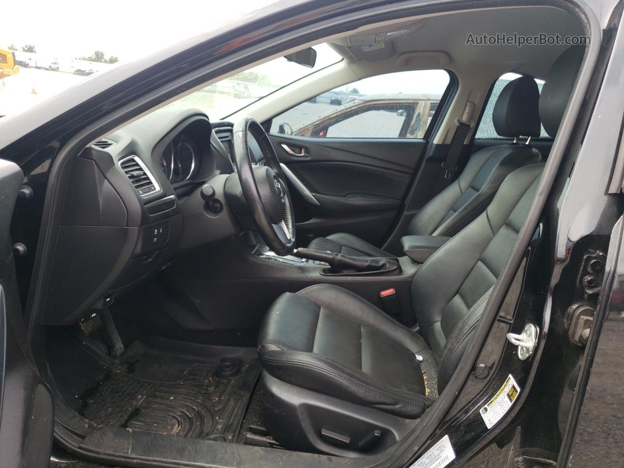 2015 Mazda 6 Touring Black vin: JM1GJ1V55F1201000