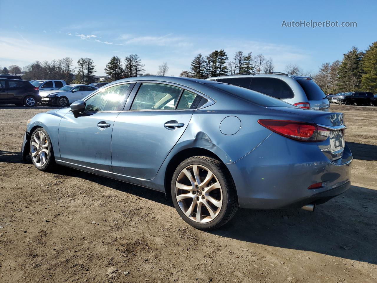 2015 Mazda 6 Touring Gray vin: JM1GJ1V55F1206200