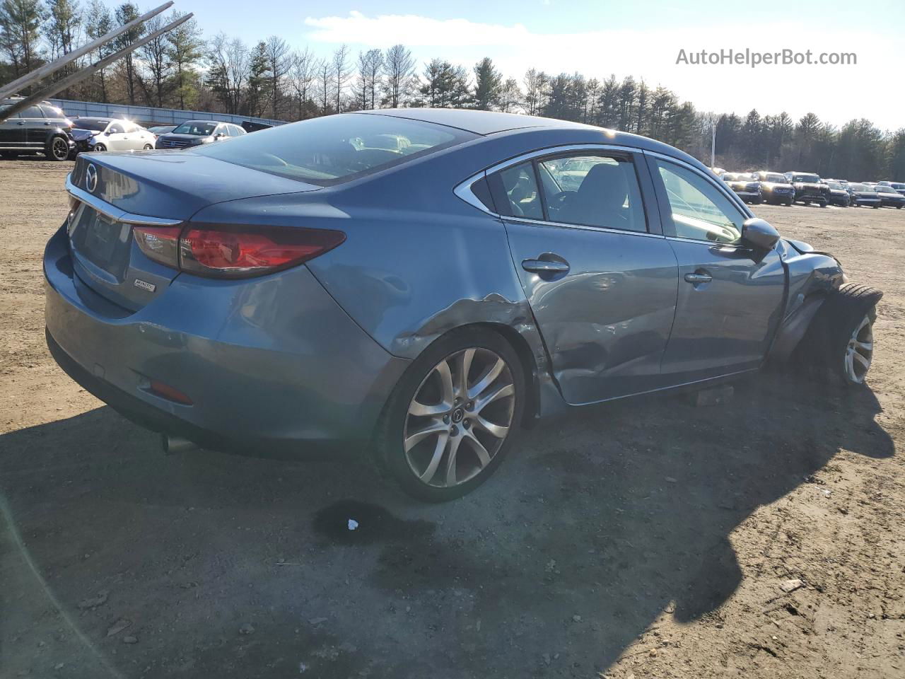 2015 Mazda 6 Touring Gray vin: JM1GJ1V55F1206200