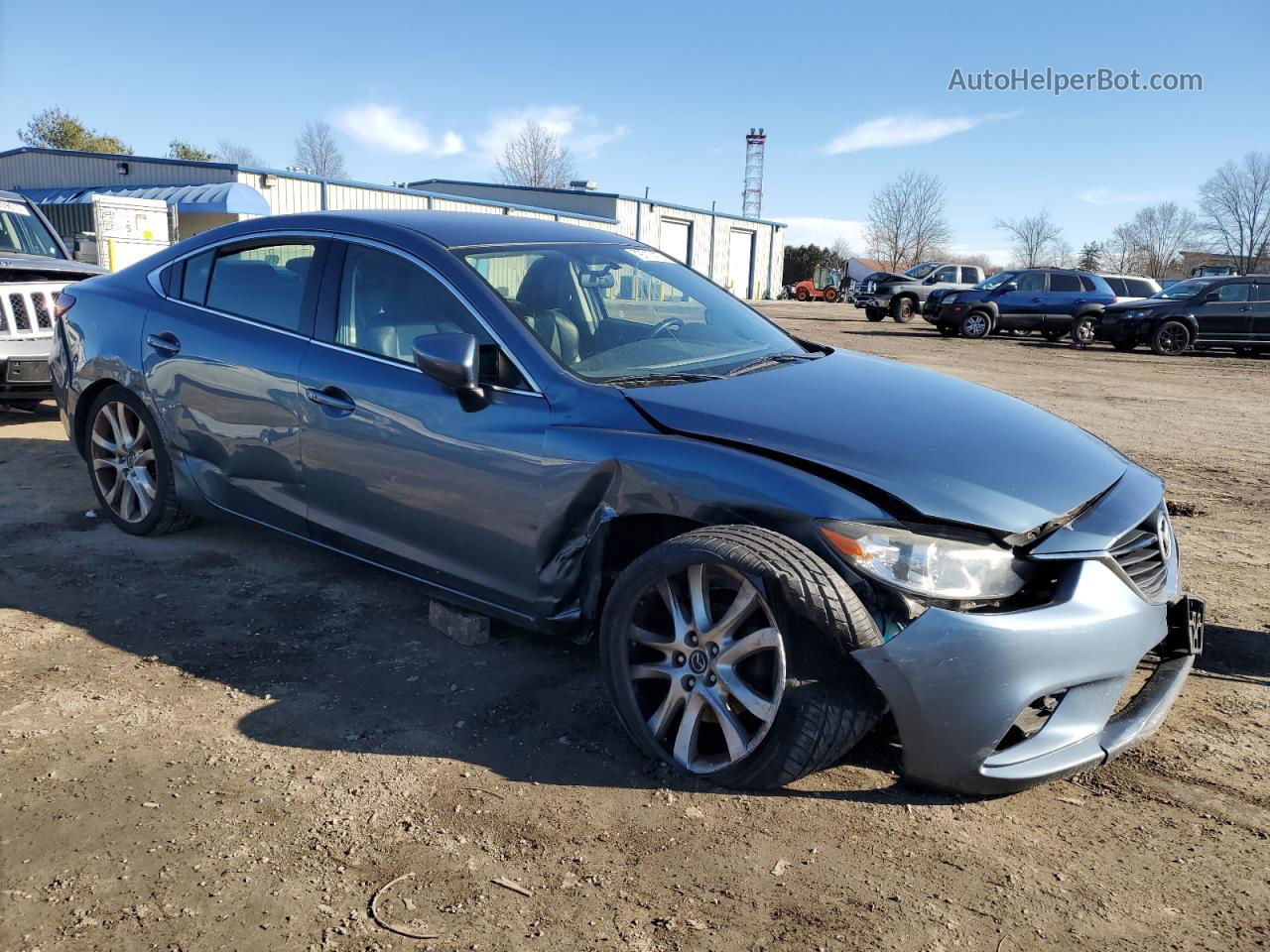 2015 Mazda 6 Touring Gray vin: JM1GJ1V55F1206200