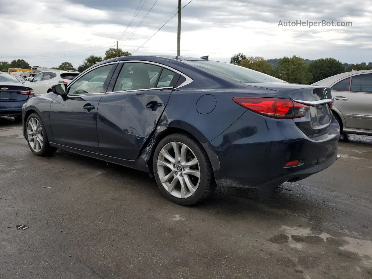 2015 Mazda 6 Touring Blue vin: JM1GJ1V55F1210571