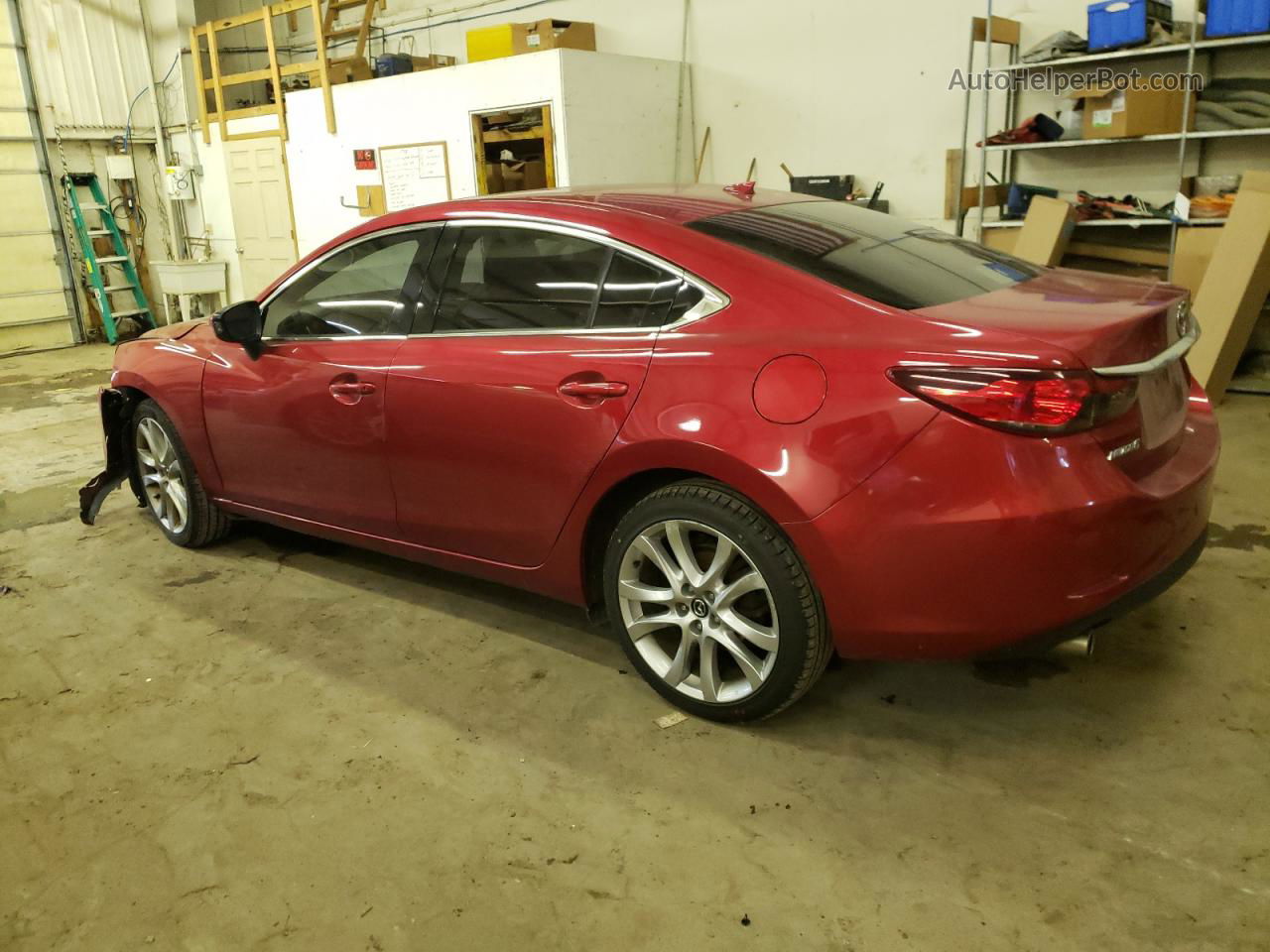 2016 Mazda 6 Touring Red vin: JM1GJ1V55G1447594