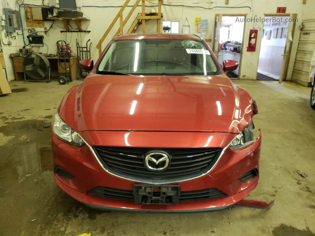 2016 Mazda 6 Touring Red vin: JM1GJ1V55G1447594