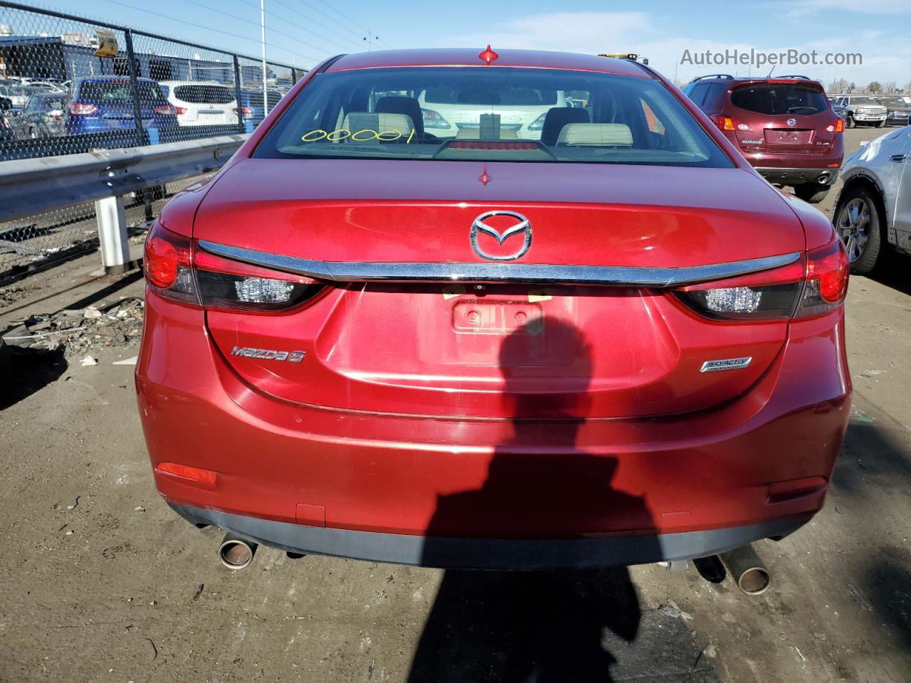 2015 Mazda 6 Touring Red vin: JM1GJ1V56F1190296