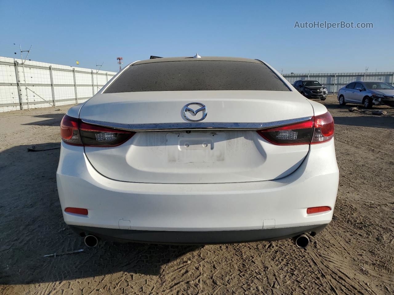 2015 Mazda 6 Touring White vin: JM1GJ1V56F1194882