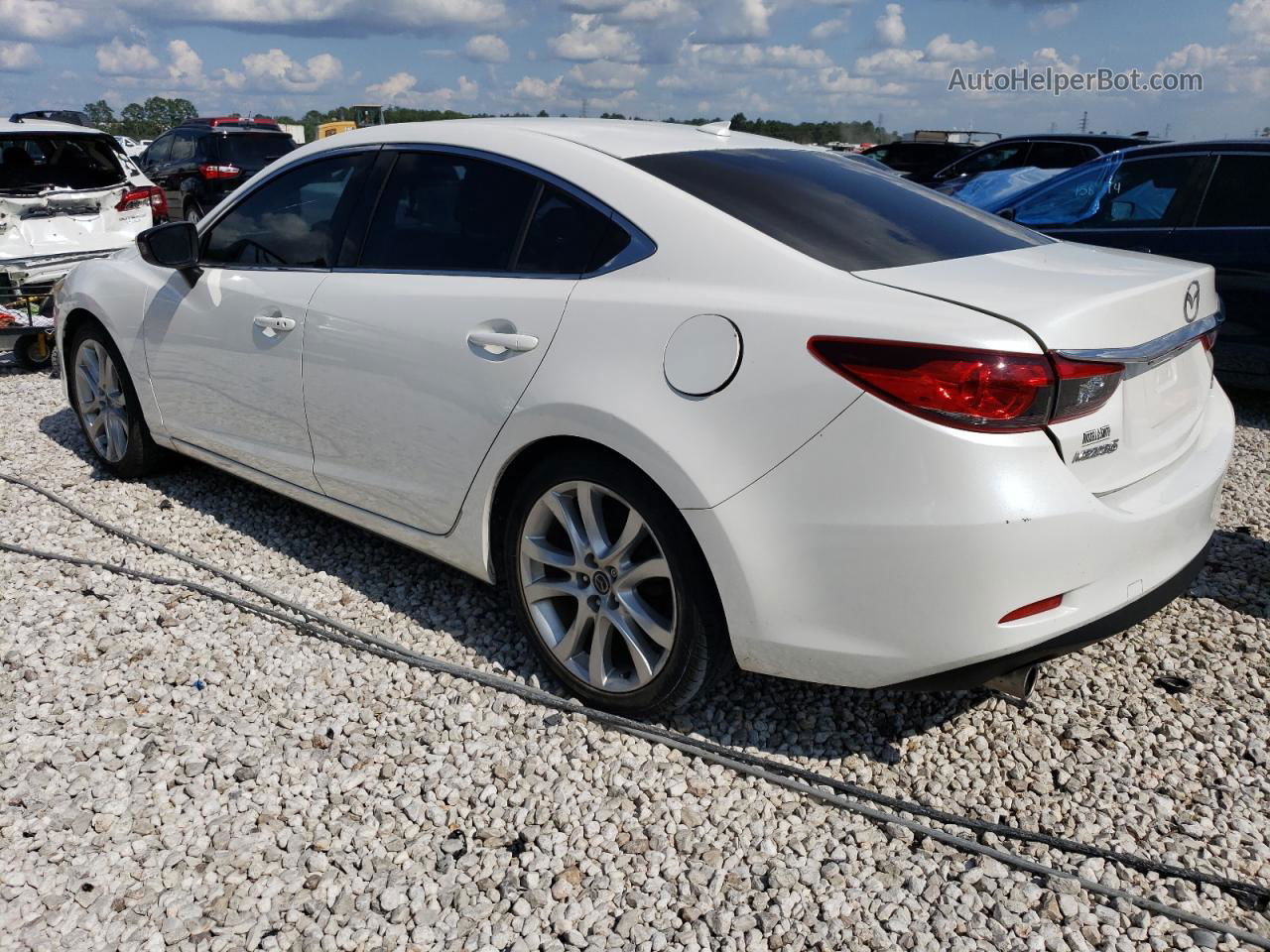 2015 Mazda 6 Touring White vin: JM1GJ1V56F1197412