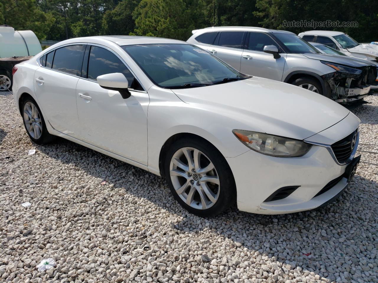 2015 Mazda 6 Touring White vin: JM1GJ1V56F1197412