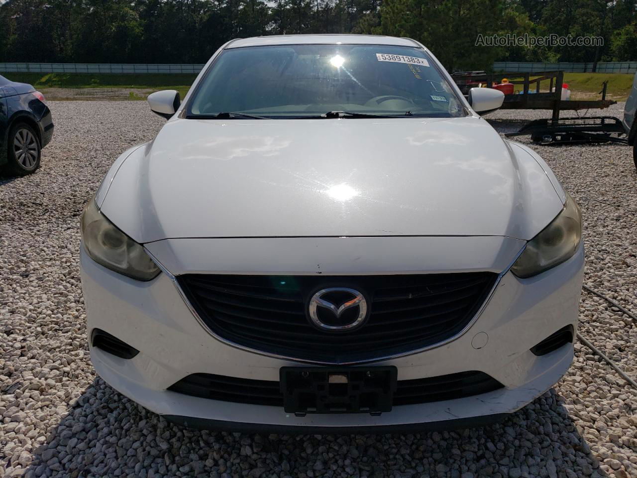 2015 Mazda 6 Touring White vin: JM1GJ1V56F1197412