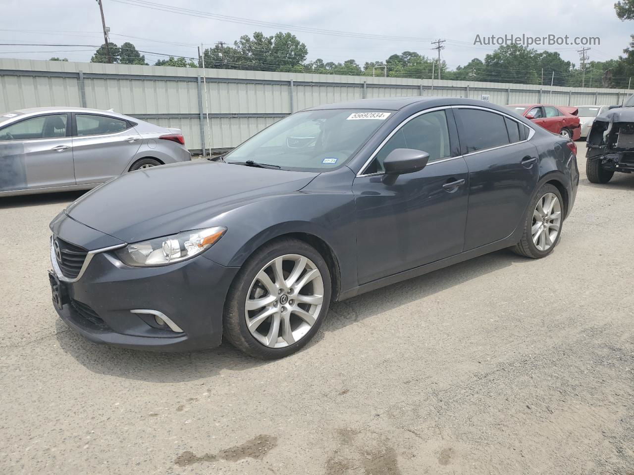 2015 Mazda 6 Touring Gray vin: JM1GJ1V56F1200230