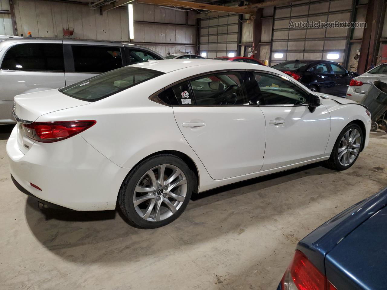 2015 Mazda 6 Touring White vin: JM1GJ1V56F1209557