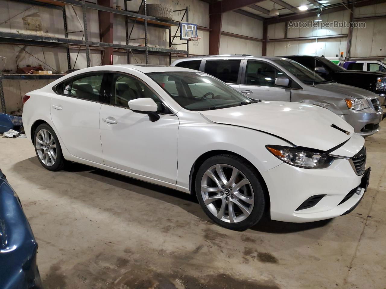 2015 Mazda 6 Touring White vin: JM1GJ1V56F1209557