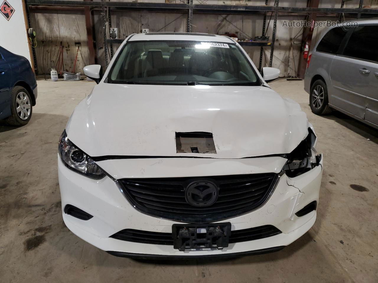 2015 Mazda 6 Touring White vin: JM1GJ1V56F1209557