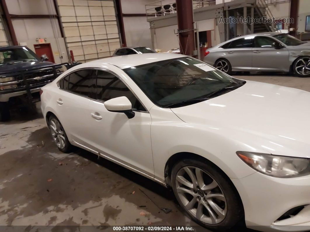 2015 Mazda Mazda6 I Touring White vin: JM1GJ1V56F1212846