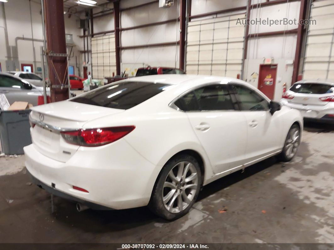 2015 Mazda Mazda6 I Touring White vin: JM1GJ1V56F1212846