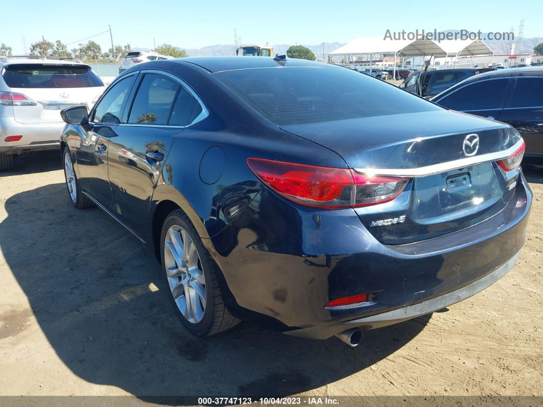 2015 Mazda Mazda6 I Touring Blue vin: JM1GJ1V57F1184619