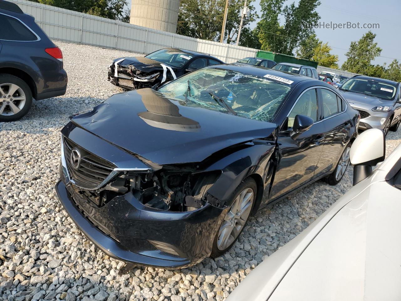 2015 Mazda 6 Touring Синий vin: JM1GJ1V57F1206828