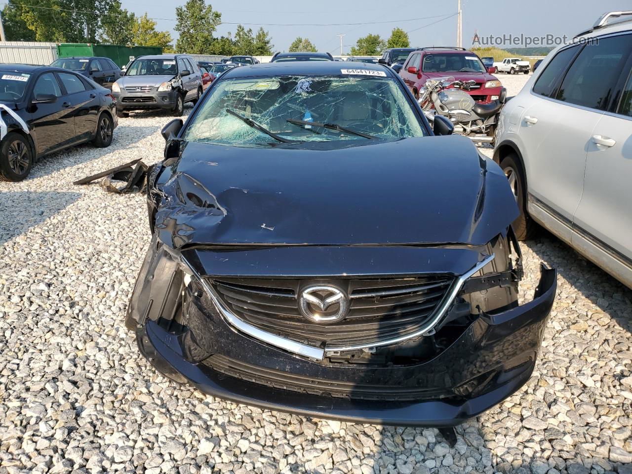 2015 Mazda 6 Touring Синий vin: JM1GJ1V57F1206828