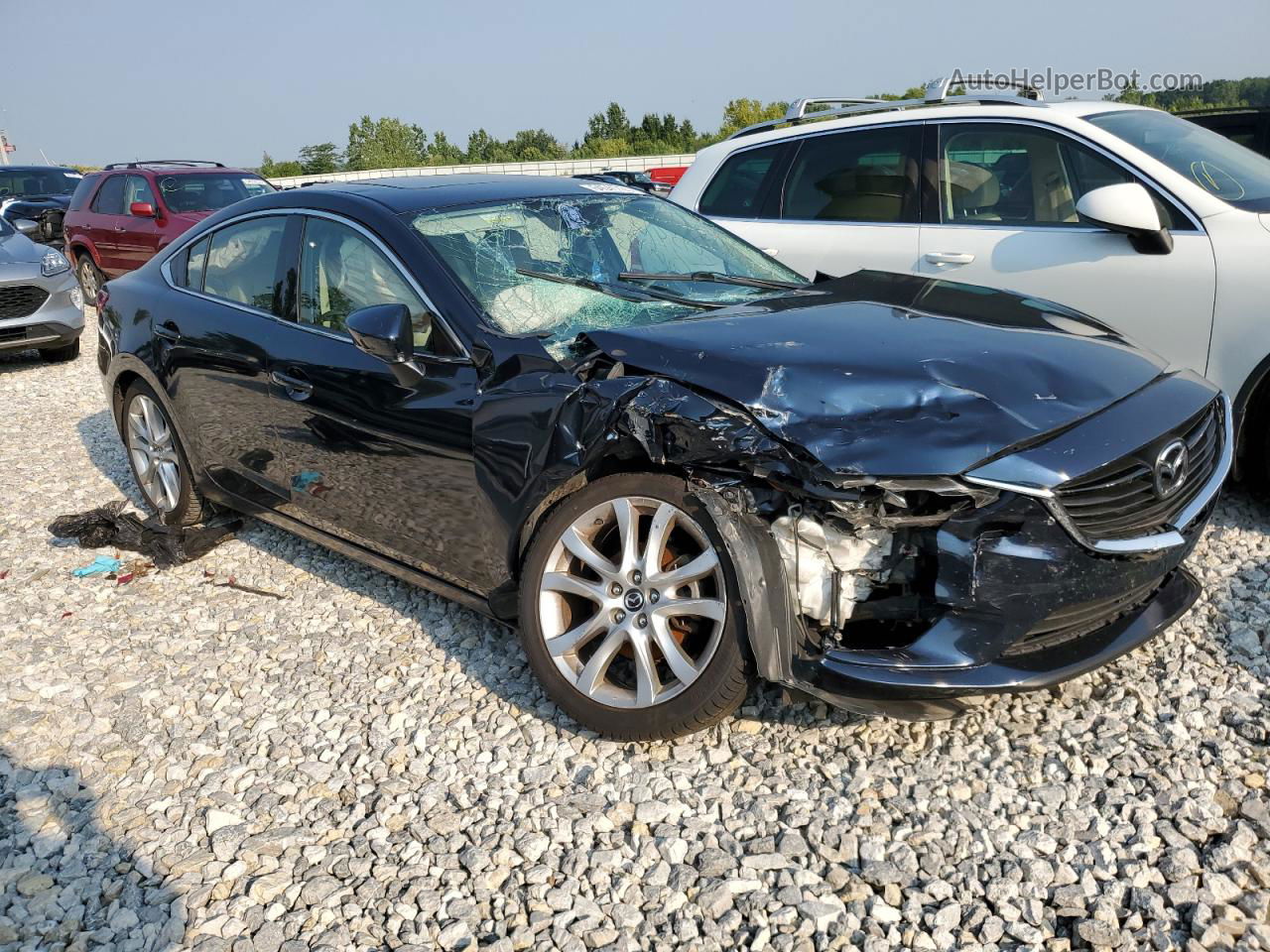 2015 Mazda 6 Touring Синий vin: JM1GJ1V57F1206828