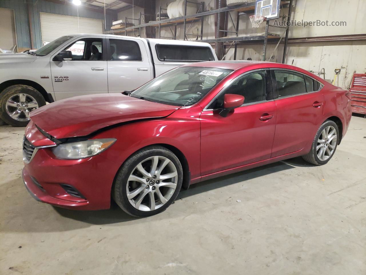 2015 Mazda 6 Touring Burgundy vin: JM1GJ1V57F1209289