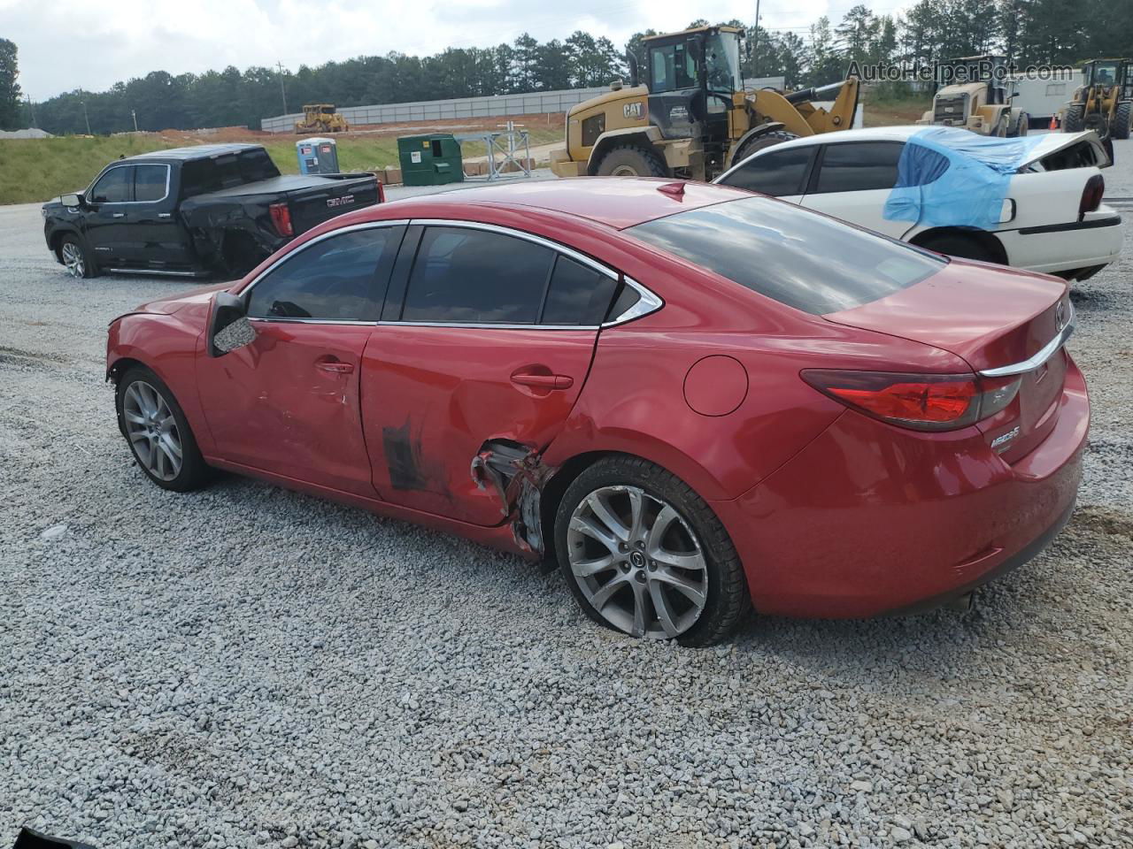 2015 Mazda 6 Touring Красный vin: JM1GJ1V57F1211320