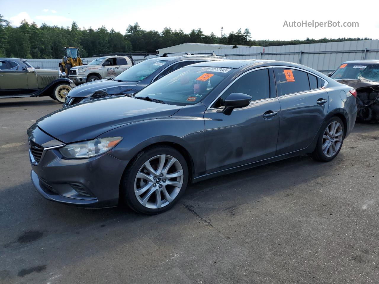 2015 Mazda 6 Touring Gray vin: JM1GJ1V57F1220129