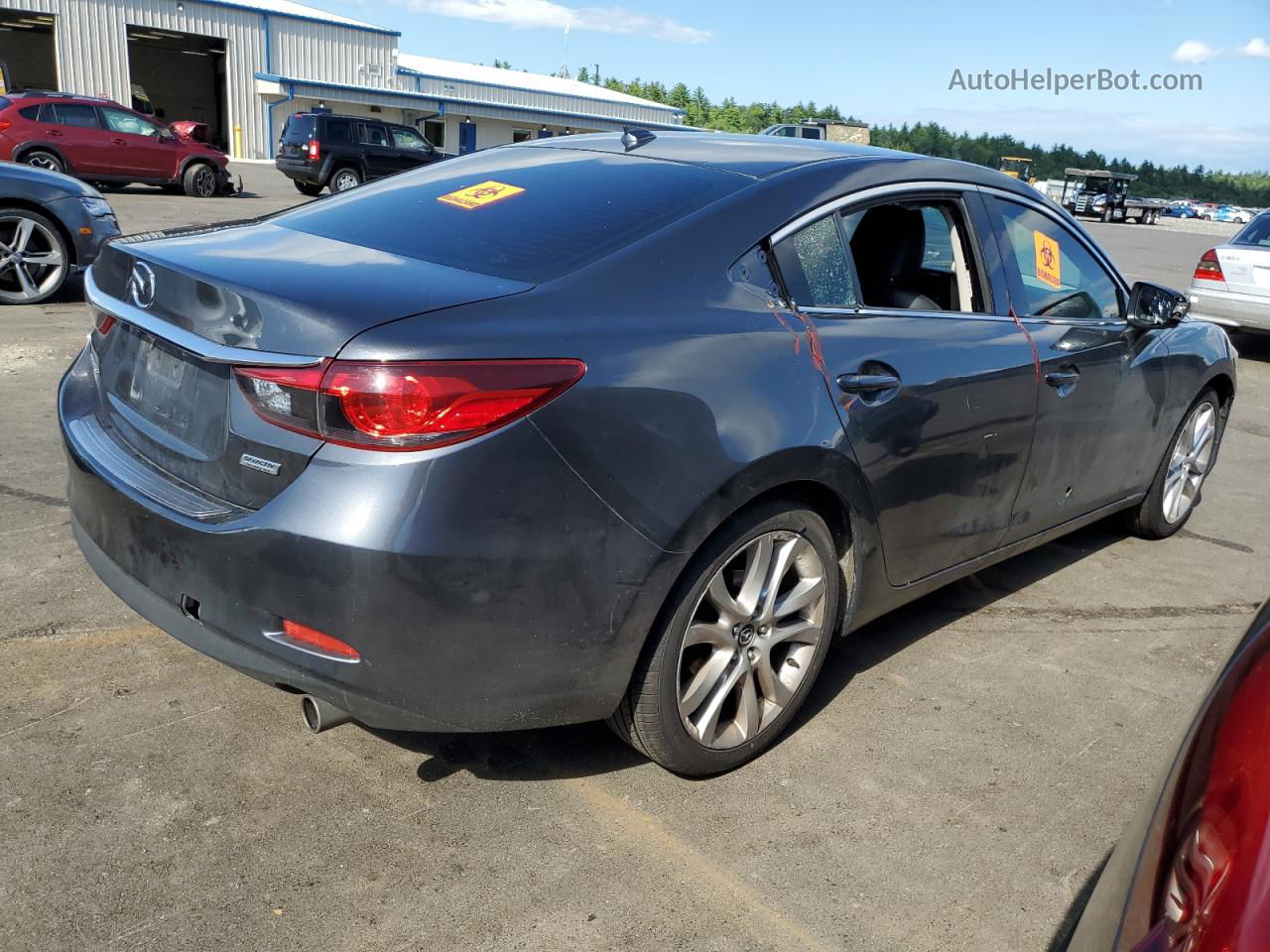 2015 Mazda 6 Touring Gray vin: JM1GJ1V57F1220129