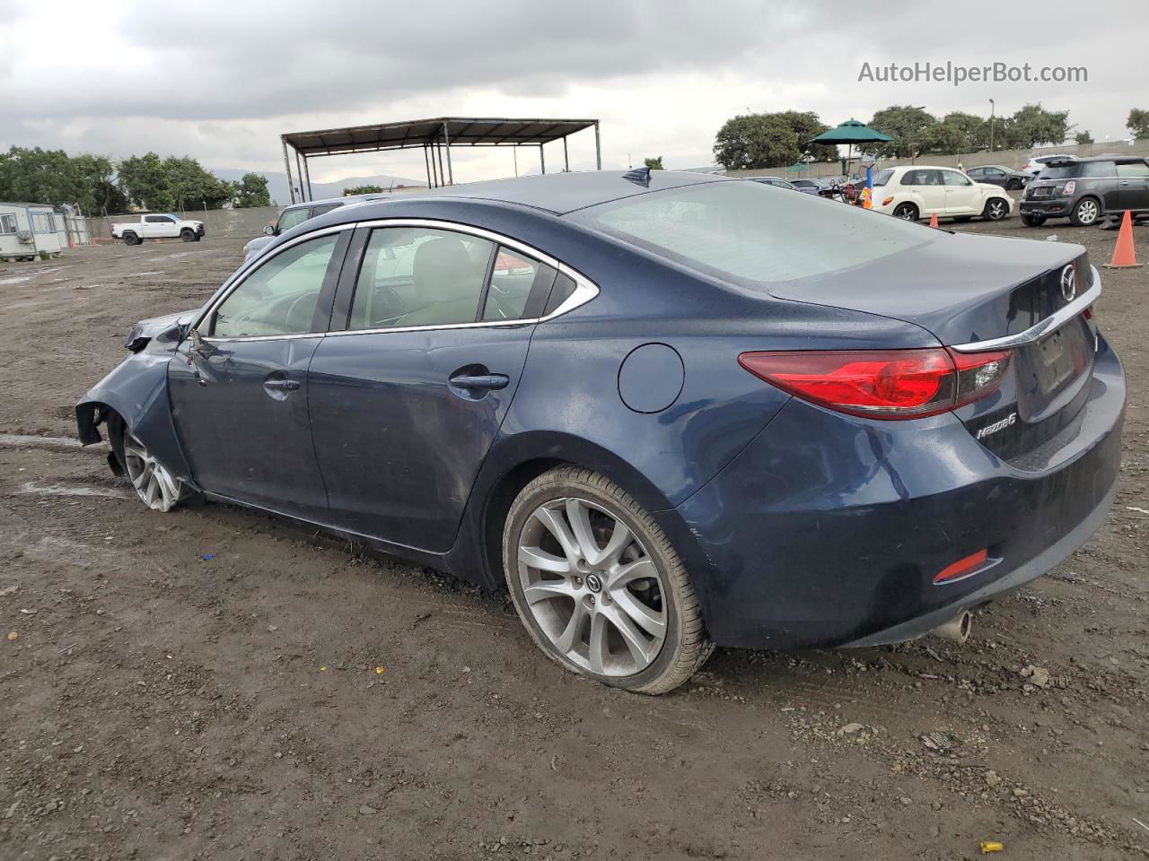 2015 Mazda 6 Touring Синий vin: JM1GJ1V57F1224648