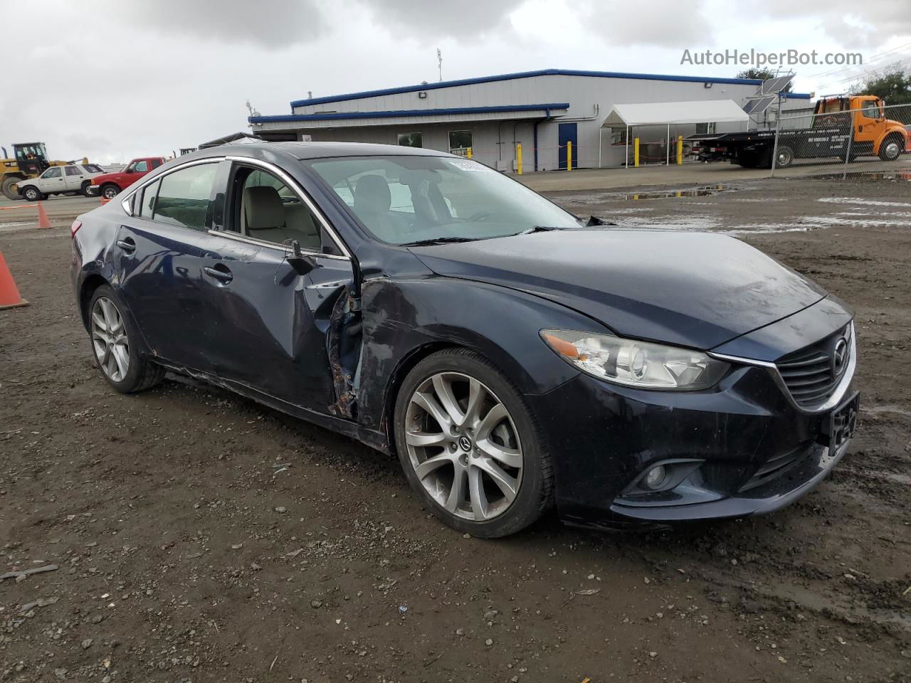 2015 Mazda 6 Touring Синий vin: JM1GJ1V57F1224648