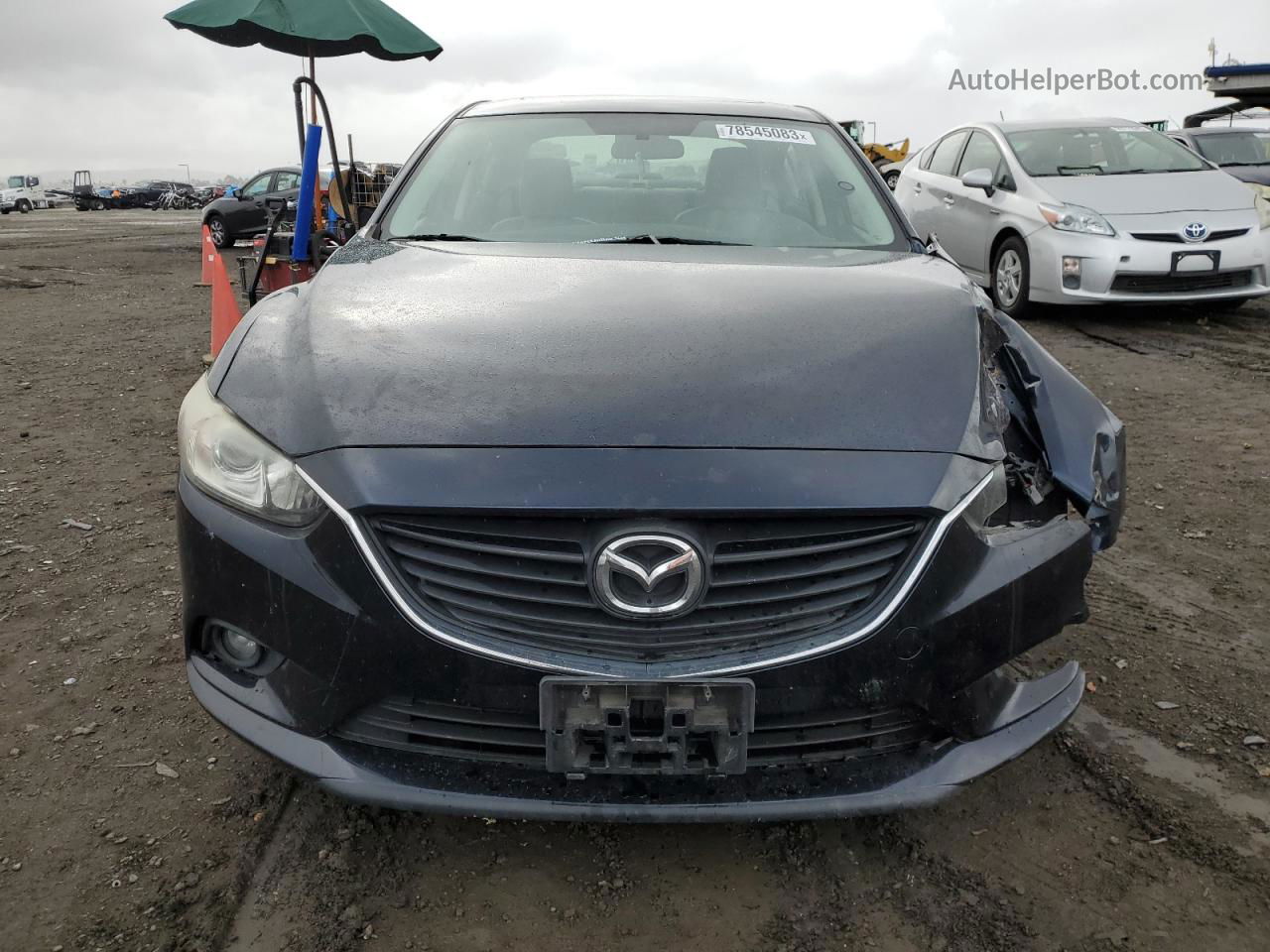 2015 Mazda 6 Touring Синий vin: JM1GJ1V57F1224648