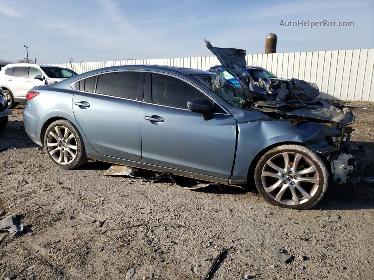 2015 Mazda 6 Touring Blue vin: JM1GJ1V58F1181633