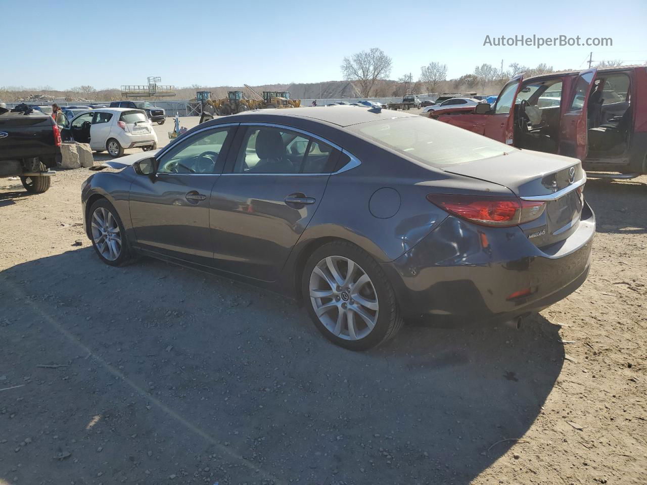 2015 Mazda 6 Touring Silver vin: JM1GJ1V58F1186170