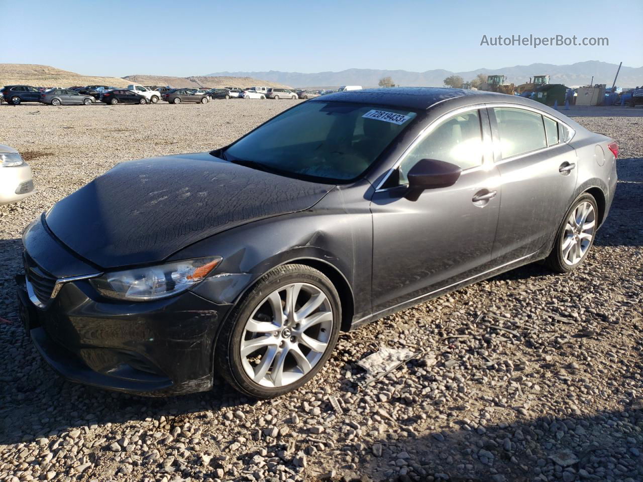 2015 Mazda 6 Touring Gray vin: JM1GJ1V58F1197654