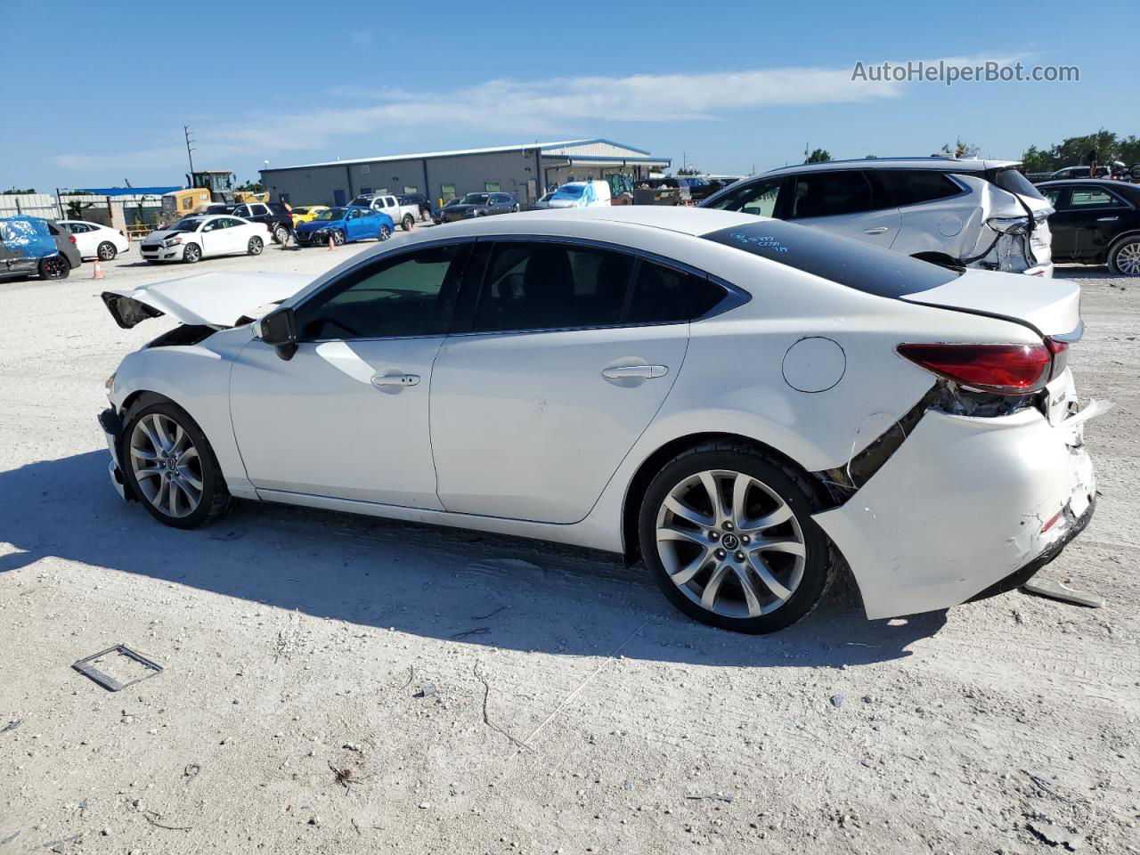 2015 Mazda 6 Touring White vin: JM1GJ1V58F1198447