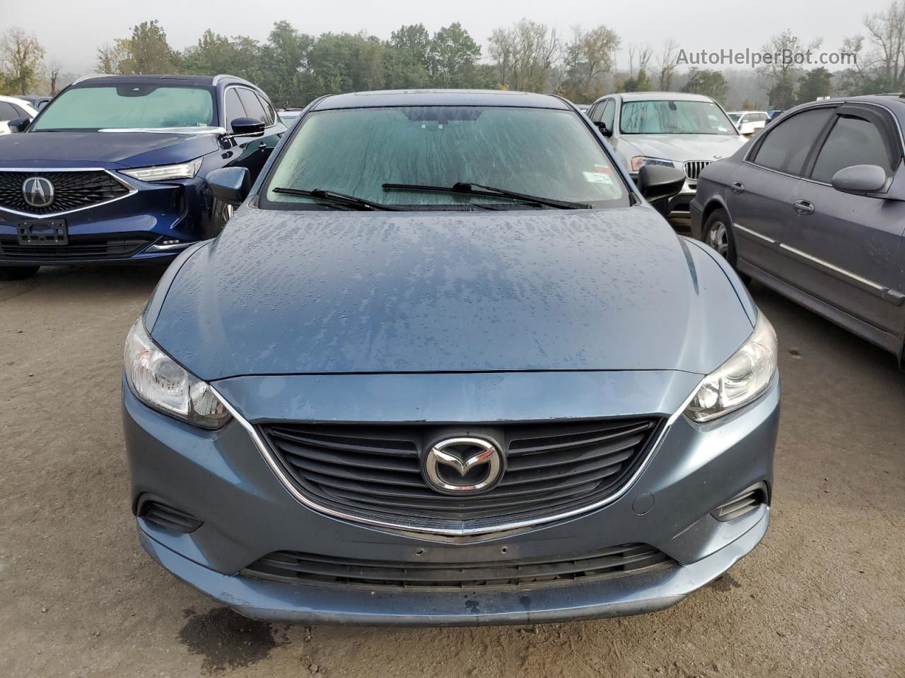 2015 Mazda 6 Touring Blue vin: JM1GJ1V58F1204103