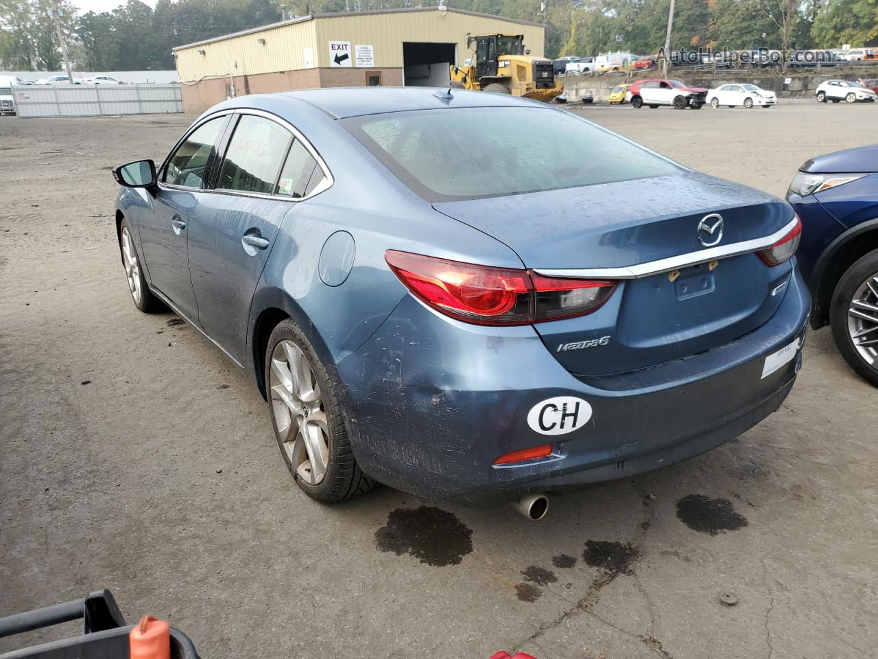 2015 Mazda 6 Touring Blue vin: JM1GJ1V58F1204103