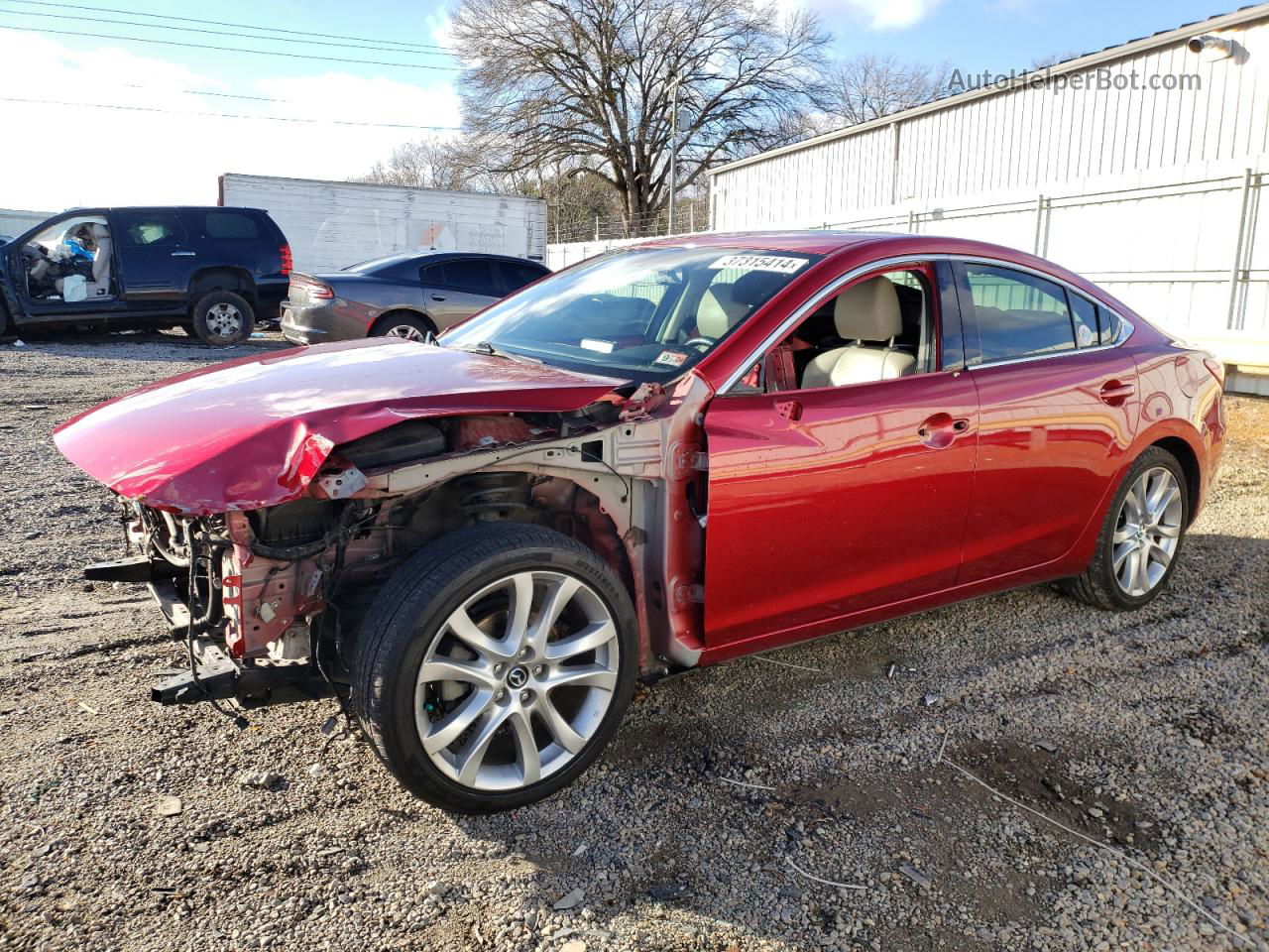 2016 Mazda 6 Touring Red vin: JM1GJ1V58G1420440