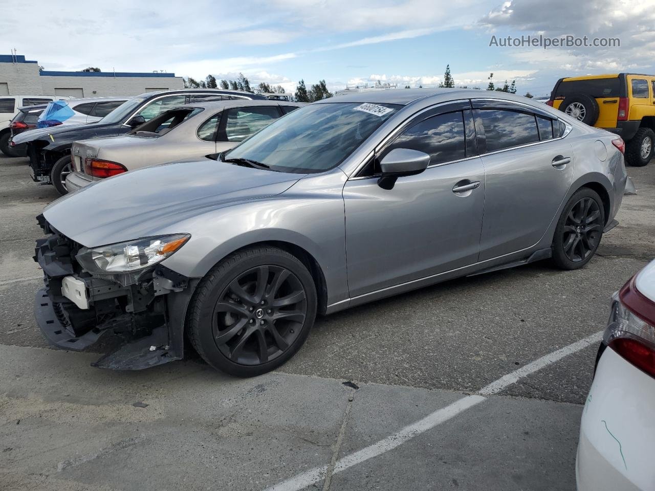 2015 Mazda 6 Touring Silver vin: JM1GJ1V59F1189577