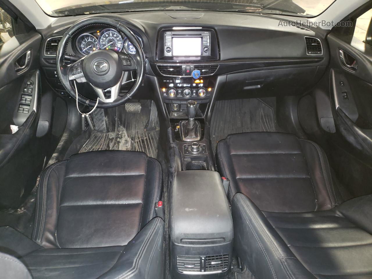 2015 Mazda 6 Touring Black vin: JM1GJ1V59F1194407
