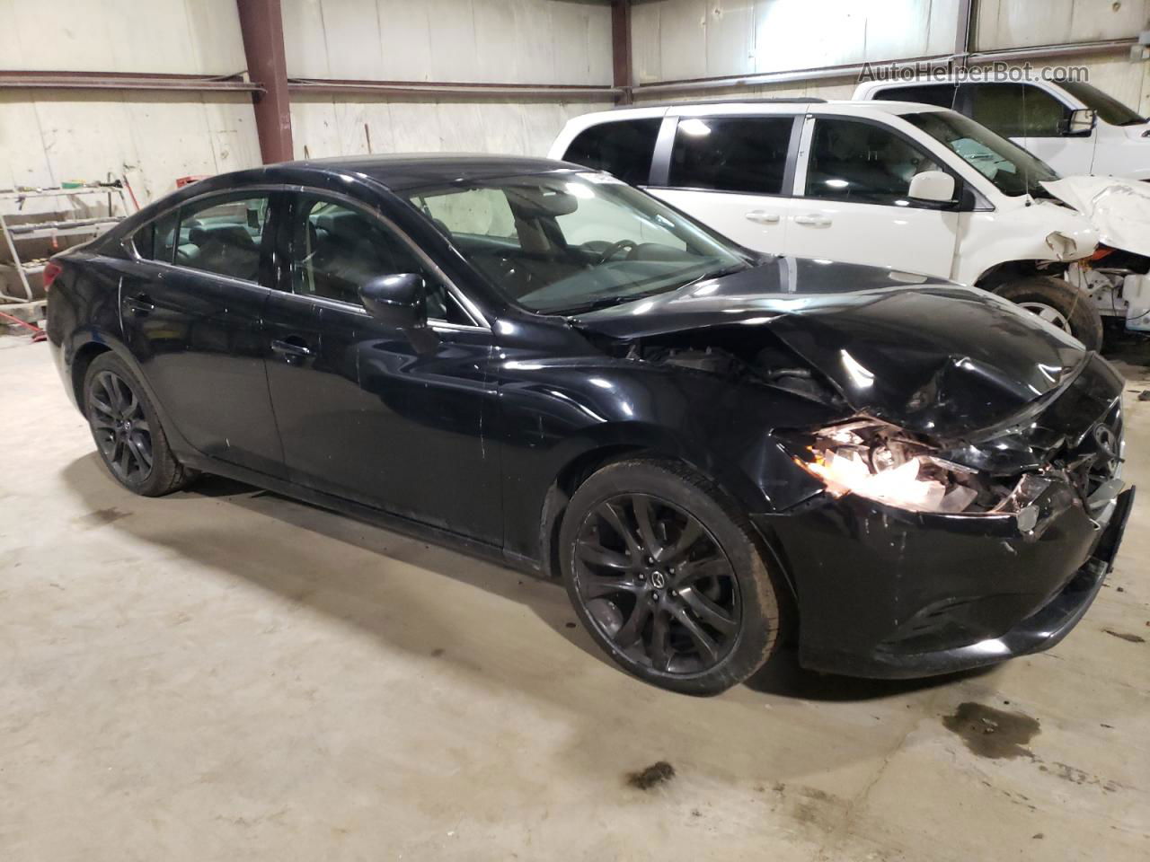 2015 Mazda 6 Touring Black vin: JM1GJ1V59F1194407